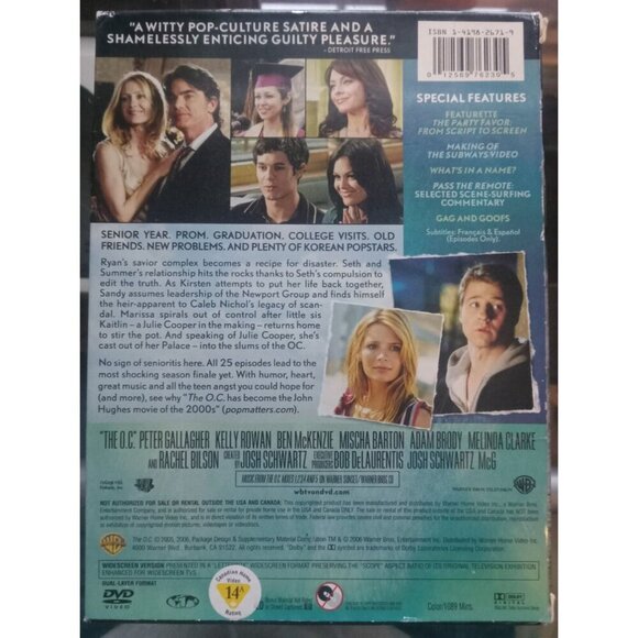 The O.C. – The Complete Third Season (DVD, 2006, 7-Disc Set) – Region 1 - Picture 2 of 3
